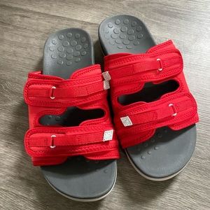 Red Vionic Women's Rest Sarah Slide Sandals- Size 8